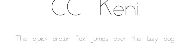 CC Keni by CC Creative Company — Sans Serif Font
