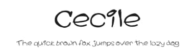 Cecile by Kurdz — Script Handwritten Font — thumbnail 1