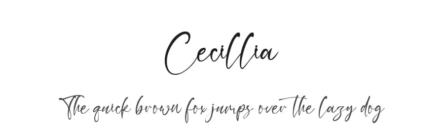 Cecillia by Staircase Studio — Script Handwritten Font