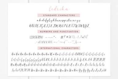 Cedrika Font by Tabita's shop — Script Handwritten Font — thumbnail 9