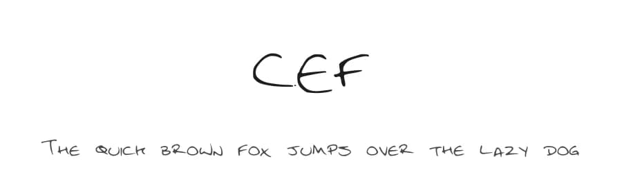 CEF by Chris EF — Script Handwritten Font