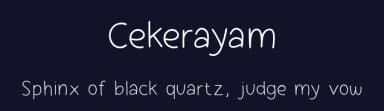 Cekerayam by Mightyfire — Script Handwritten Font — thumbnail 2