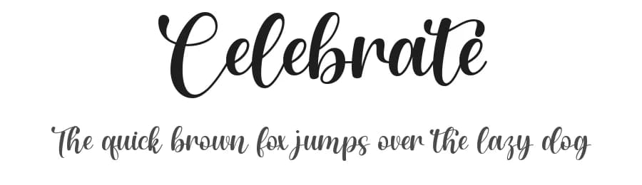 Celebrate by Fillo Graphic — Script Handwritten Font