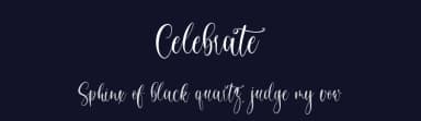 Celebrate by Fikryal studio — Script Handwritten Font — thumbnail 2