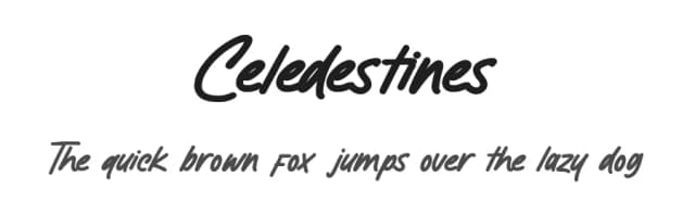Celedestines by Fikryal studio — Script Handwritten Font