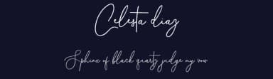 Celesta diaz by mightype — Script Handwritten Font — thumbnail 2