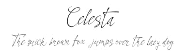Celesta by adi widyantoro — Script Handwritten Font — thumbnail 1
