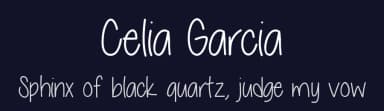 Celia Garcia by Vanessa Bays — Script Handwritten Font — thumbnail 2