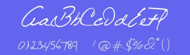 Celine Dion Handwriting by Leanne van der Wel — Script Handwritten Font — thumbnail 3