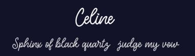Celine by ReivNick — Script Handwritten Font — thumbnail 2