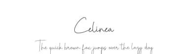 Celinea by Novan Esthi Santosa — Script Handwritten Font — thumbnail 1
