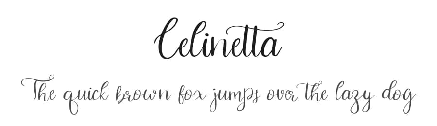 Celinetta by Septiandika Pratama — Script Handwritten Font