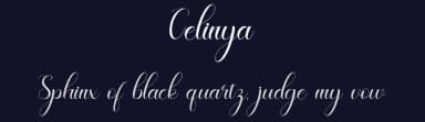 Celinya by Ronin Design — Script Handwritten Font — thumbnail 2