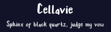 Cellavie by Denny Sutanto — Script Handwritten Font — thumbnail 2