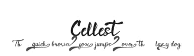 Cellest by Moonalizart — Script Handwritten Font — thumbnail 1