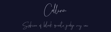 Cellina by Fridaytype — Script Handwritten Font — thumbnail 2