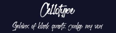 Cellotype by Topan Sofyan — Script Handwritten Font — thumbnail 2