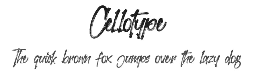 Cellotype by Topan Sofyan — Script Handwritten Font
