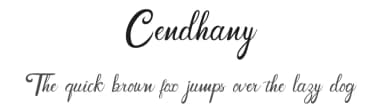 Cendhany by Javatype Studio — Script Handwritten Font — thumbnail 1