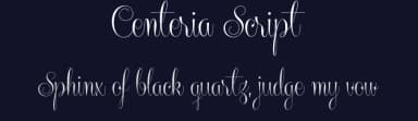 Centeria Script by Måns Grebäck — Script Handwritten Font — thumbnail 2