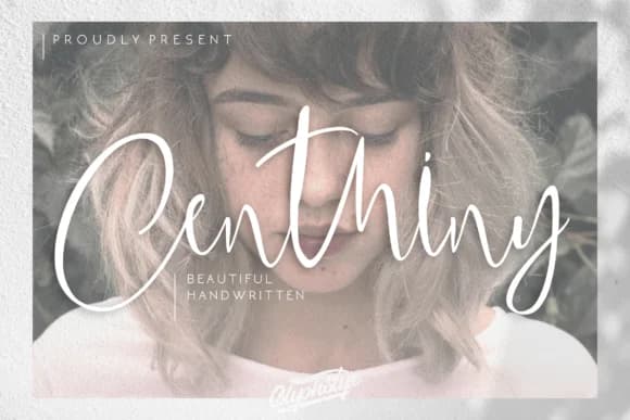 Centhiny Font by glyphstyle — Script Handwritten Font
