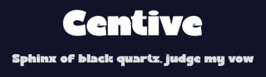 Centive by Ronny Studio — Sans Serif Font — thumbnail 2