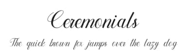 Ceremonials by UI Creative — Script Handwritten Font — thumbnail 1