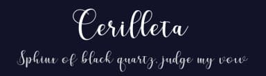 Cerilleta by Bexxtype — Script Handwritten Font — thumbnail 2
