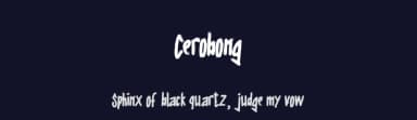 Cerobong by selawetype — Script Handwritten Font — thumbnail 2