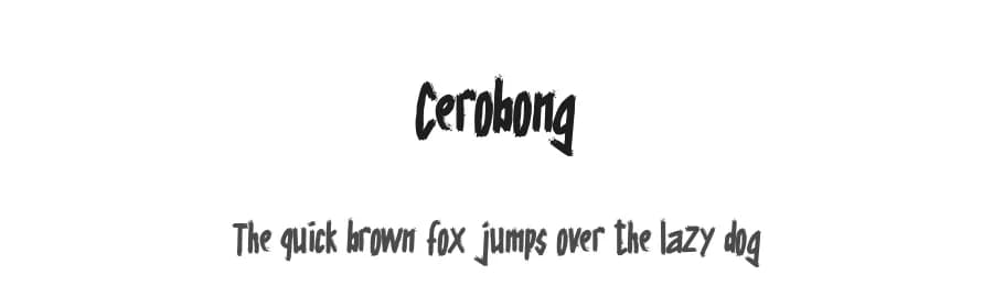 Cerobong by selawetype — Script Handwritten Font