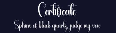 Certificate by Andi Moz — Script Handwritten Font — thumbnail 2