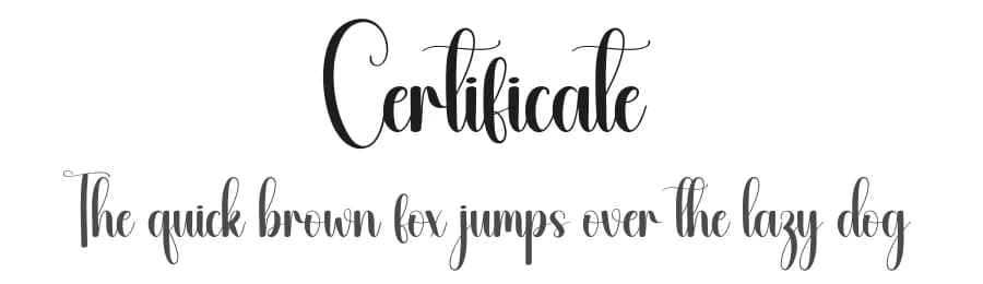 Certificate by Andi Moz — Script Handwritten Font