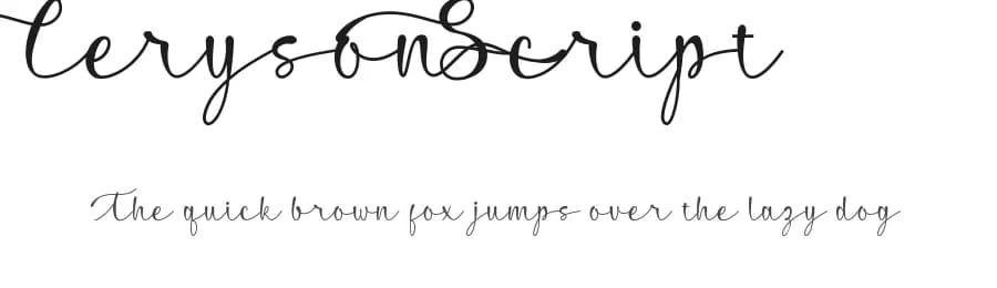 Ceryson Script by Noah Type — Script Handwritten Font