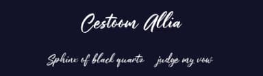 Cestoom Allia by Maulana Creative — Script Handwritten Font — thumbnail 2