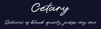 Cetary by Khurasan — Script Handwritten Font — thumbnail 2