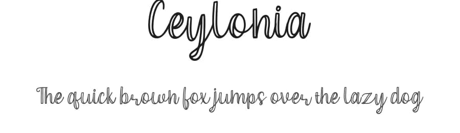Ceylonia by Attype Studio — Script Handwritten Font