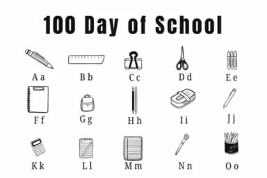 100 Day of School by Suphitchaya — Dingbats Font — thumbnail 2