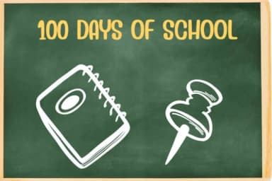 100 Days of School by PraewDesigns — Dingbats Font — thumbnail 8