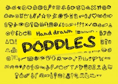 196 Hand Drawn Doddles by GraphicsBam Fonts — Dingbats Font — thumbnail 1