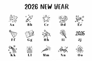 2026 New Year by CHANOK — Dingbats Font — thumbnail 2