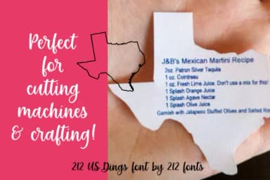 212 US Dings by 212 Fonts — Dingbats Font — thumbnail 5