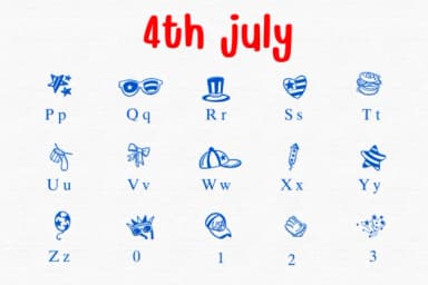 4th July by Sontaya — Dingbats Font — thumbnail 3