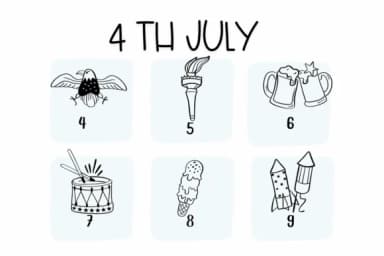 4th July Font by Sirinart — Dingbats Font — thumbnail 4