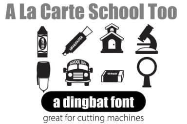 A La Carte by Illustration Ink — Dingbats Font — thumbnail 2
