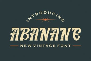 Abanane by prayoga_std — Slab Serif Font — thumbnail 1