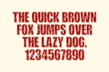 Abcd Grunge by anamalmusyaffaCreative — Slab Serif Font — thumbnail 3