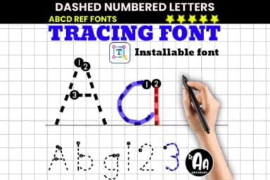 Abcd Ref Body Parts Organs by AntarArt — Dingbats Font — thumbnail 6