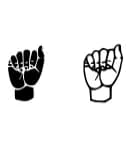 Able Lingo ASL 1 by Able Lingo — Dingbats Font — thumbnail 8