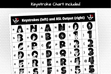 Able Lingo ASL 2 by Able Lingo — Dingbats Font — thumbnail 3