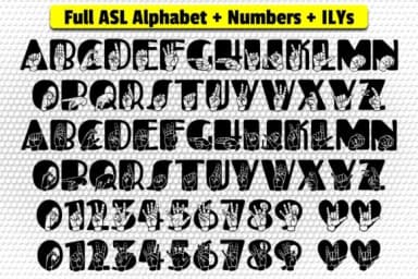 Able Lingo ASL 3 by Able Lingo — Dingbats Font — thumbnail 2